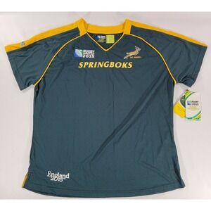 South Africa SA Rugby Youth XXL Home Embroider Jersey Springboks World‎ Cup 2015